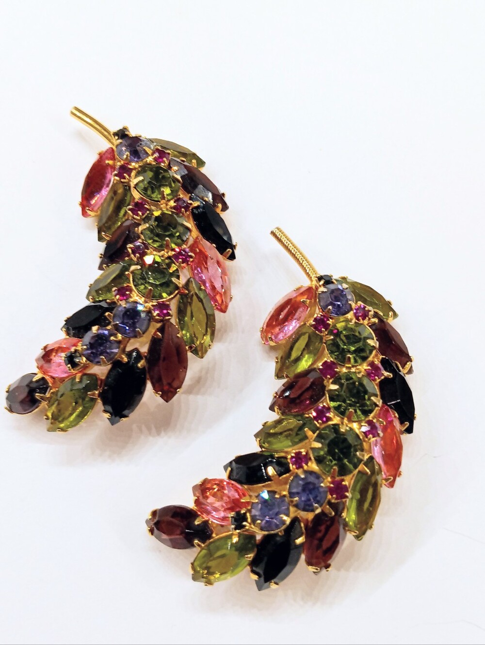 Vintage 1 Juliana D&E Rhinestone Brooch & Extra Copy